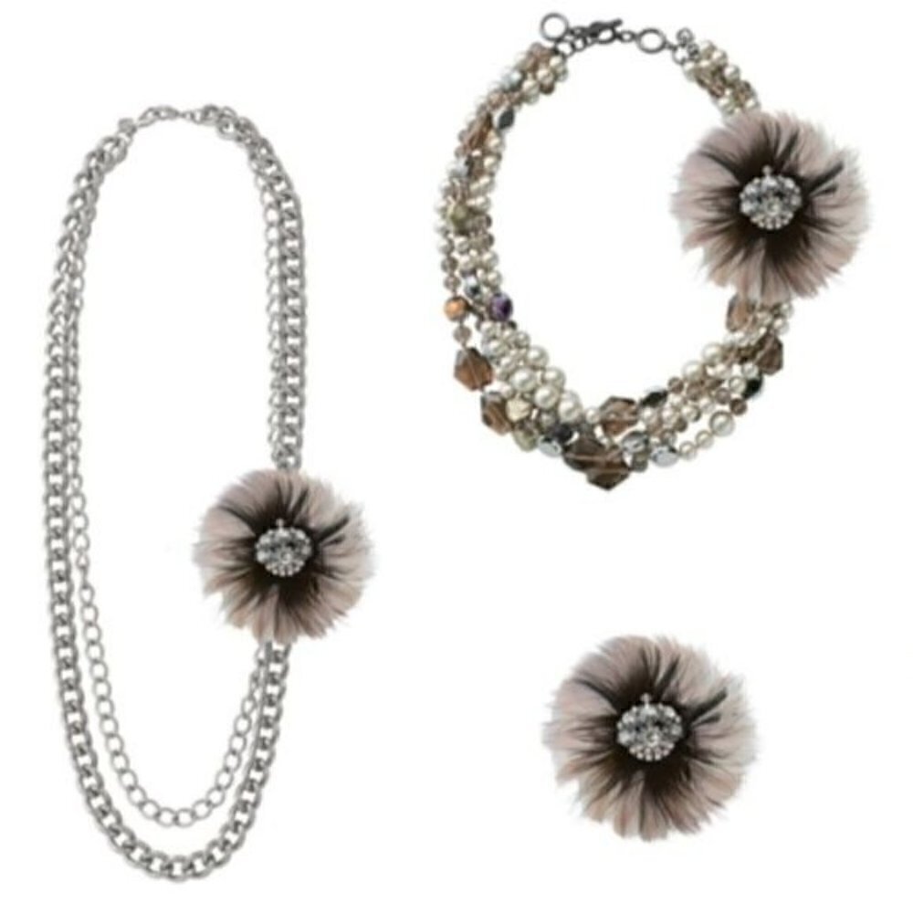 Stella & Dot Plume Brooch Pin - Picture 7 of 8